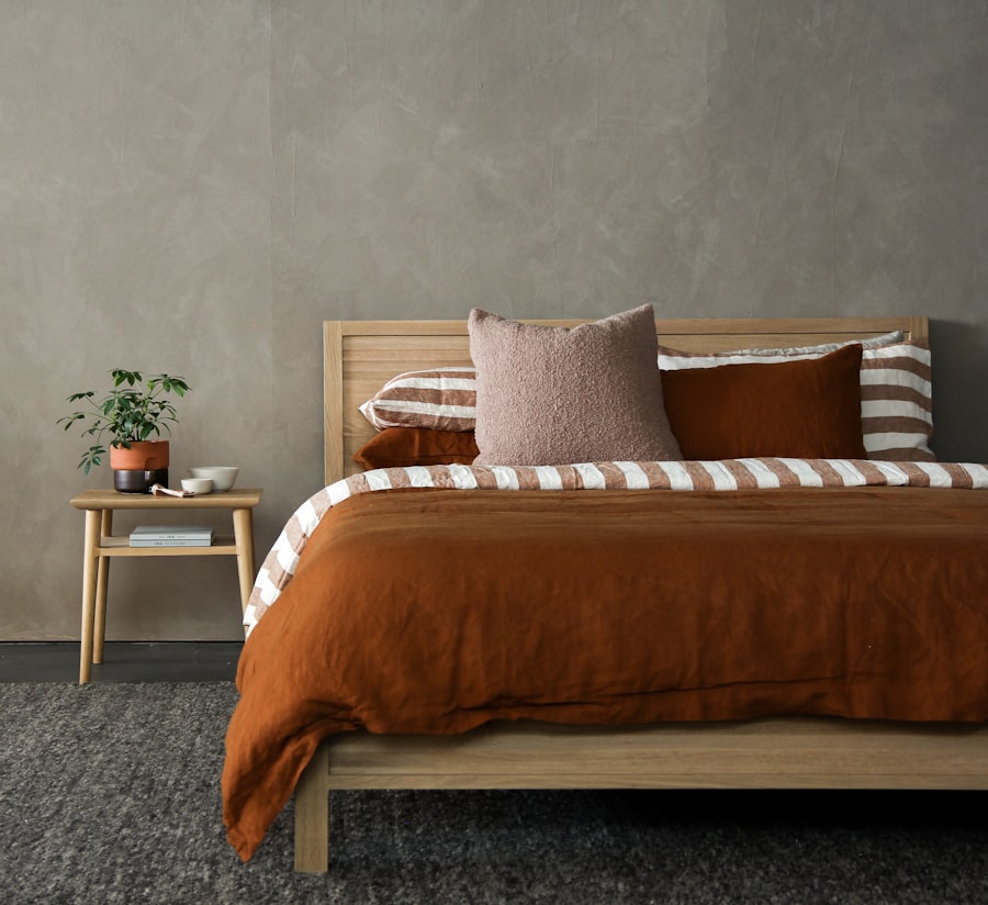 Solid Teak Platform Bed